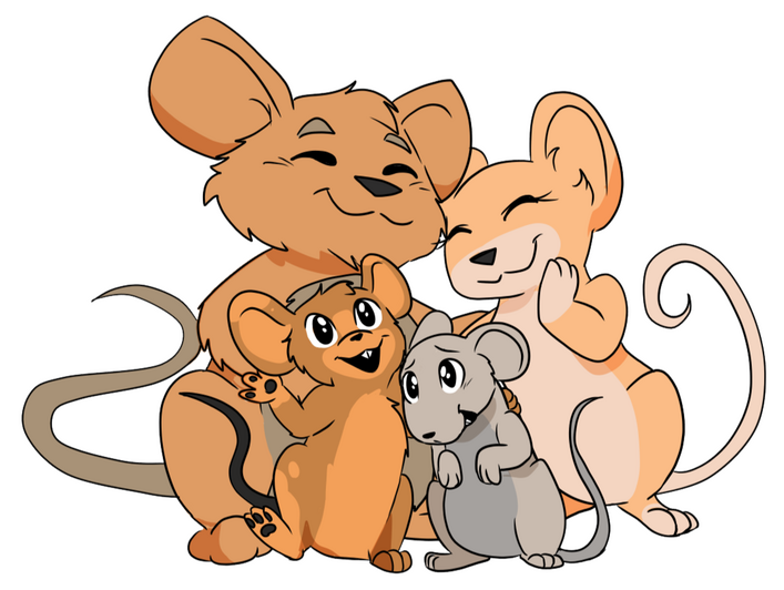 Ilustrações do livro "O ratinho pródigo", escrito por Valéria de Sá